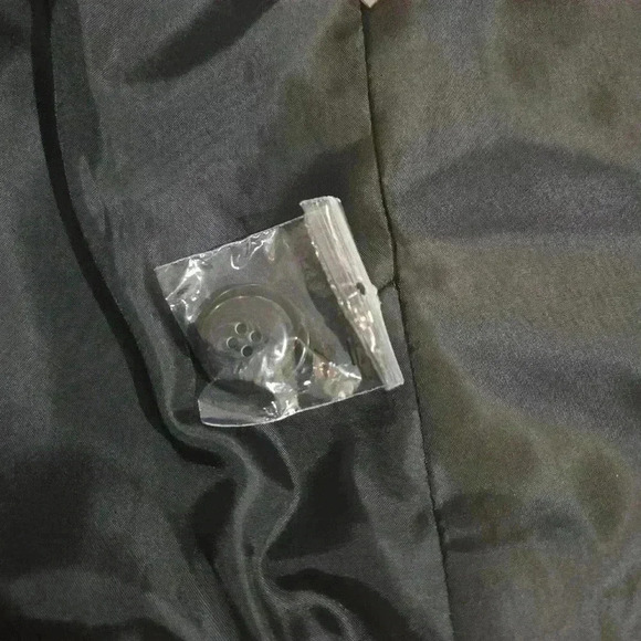 KARL LAGERFELD Fringe Trimmed Tweed Blazer Size 10 #119 - Picture 8 of 10